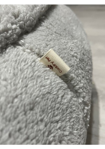 Pet Simit Mağara Yatak Xl - Kedi, Küçük Irk Köpek Yatağı 60X60X18CM Peluş Kumaş indirimleri