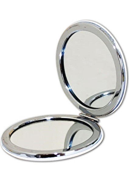 Dudu Bubu Baskılı Ayna 7 cm Çift Taraflı Kapaklı ve Büyüteçli Cep Aynası Sevgiliye Özel
