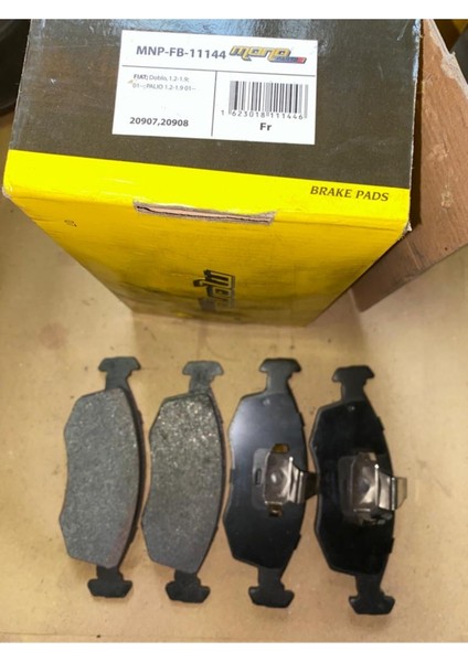 Fiat Doblo 1.2/1.9 - Palio 1.2/1.9 Ön Fren Balatası Mono Marka