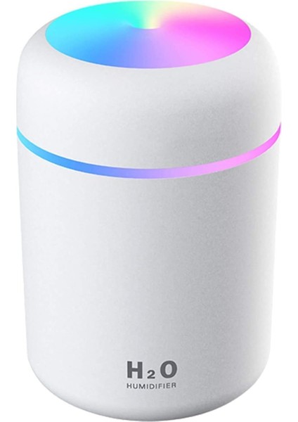 Nemlendirici - Gece Lambası, Ultra Sessiz, Taşınabilir, Yedek Filtreli, 350ML, Otomatik Kapanmalı, 2 Sis Modu, Masaüstü ve Araba Için Soğuk Buhar Difüzör