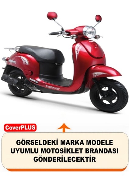 Kuba Twister 50 Branda Motosiket Brandası (Gri Renk) Motor Örtüsü Çadır Su Geçirmez Motosiklet Kılıfı Motor Brandası fiyatları