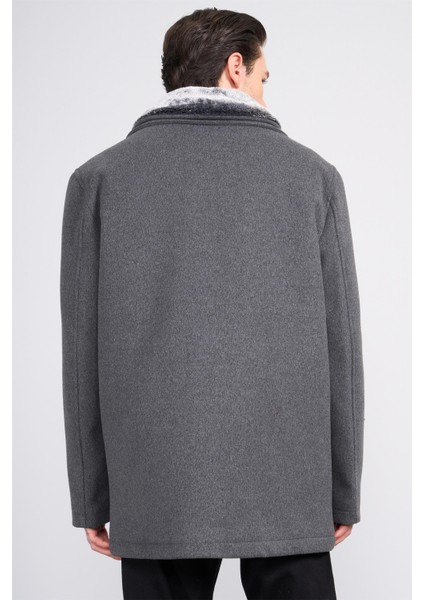 Kagı K26 2512 Füme Erkek Yaka Kurklu Kase Kaban fırsatları