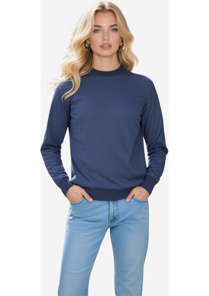 Kadın Regular Fit Yuvarlak Yakalı Sweatshirt fiyatları