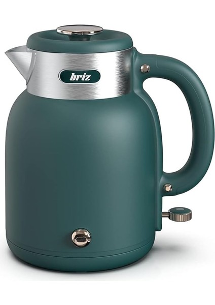 BR1040 Retro Yeşil Su Isıtıcı Çelik Kettle
