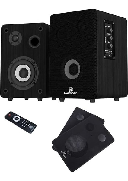 RM-400BK Aktif Stüdyo Referans Monitörü 4 Inç Çift Bluetooth USB 140 Watt modelleri