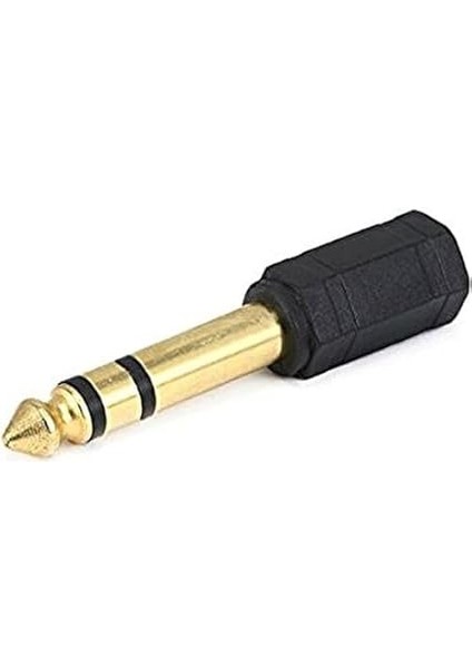 Amfi Giriş Çevirici Stereo Amfi Giriş Çevirici 3.5 mm Dişi 6.35 mm Erkek Çevirici Kulaklık Jack Piyano Çevirici modelleri
