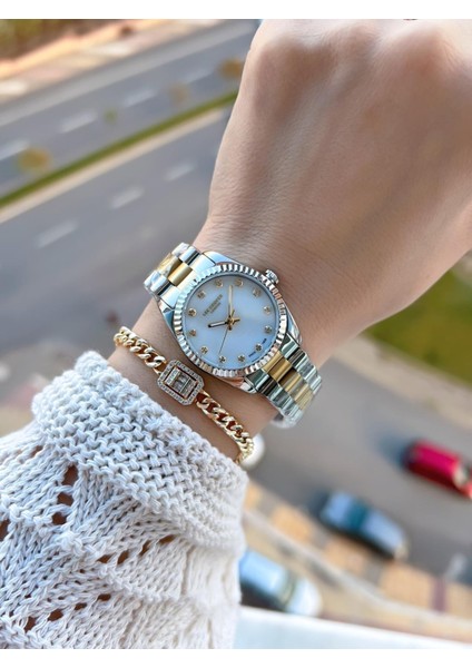 Çelik Kordonlu 3 Atm Suya Dayanıklı 2 Yıl Garantili Kadın Kol Saati BC.08212.220 fiyatları