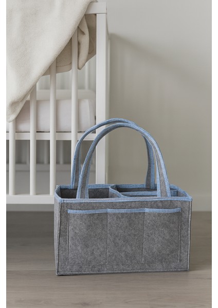 Anne Bebek Kalın Keçe Bakım Çantası Yenidoğan Için Organizer Düzenleyici Çok Amaçlı modelleri