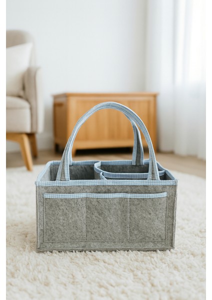 Anne Bebek Kalın Keçe Bakım Çantası Yenidoğan Için Organizer Düzenleyici Çok Amaçlı fırsatları