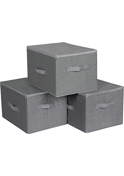 Kapaklı Saklama Kutuları, 3'lü Set RYZB03G