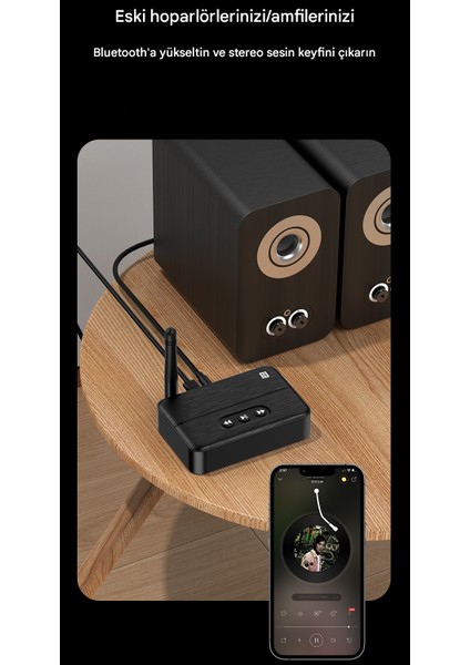 Antenli Bluetooth Adaptör Bluetooth 5.4 Receiver Aux USB Rca Wireless Araç Hoparlör Kulaklık Bluetooth Kiti indirimleri