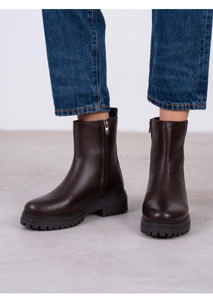 Nia Kahve Hakiki Deri Kadın Bot fiyatları