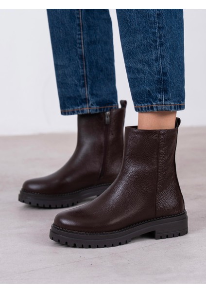 Nia Kahve Hakiki Deri Kadın Bot modelleri