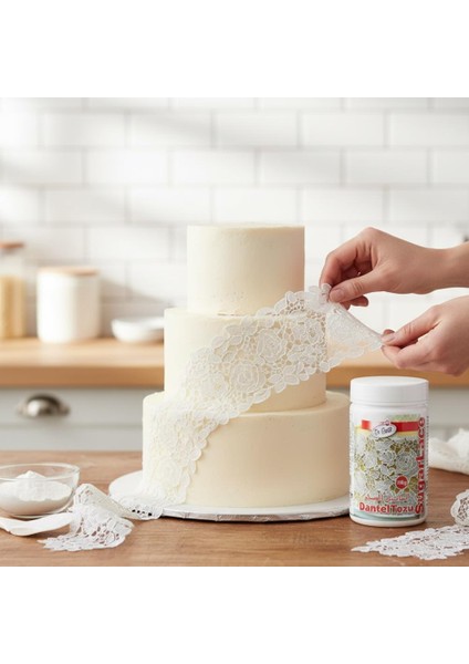 Dantel Tozu 100 G – Pasta ve Tatlılarda Şık Süslemeler Için Kullanıma Hazır Karışım fiyatları
