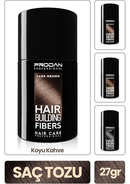 Tozu Dolgunlaştırıcı Koyu Kahverengi Saç FIBERI-27GR fırsatları