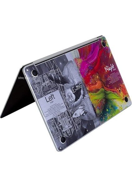 Macbook Air M1 Kılıf Yapıştırma Laptop Sticker Koruyucu Kaplama A2337 ile Uyumlu Brainnl Gri indirimleri