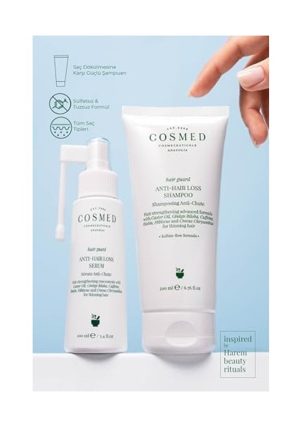 Cosmed Sülfatsız, Tuzsuz Saç Dökülmesine Karşı Şampuan