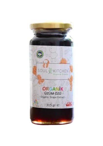 Soul Kitchen Organik Üzüm Özü 315GR (Soğuk Sıkım) (Şeker Ilavesiz) fiyatları
