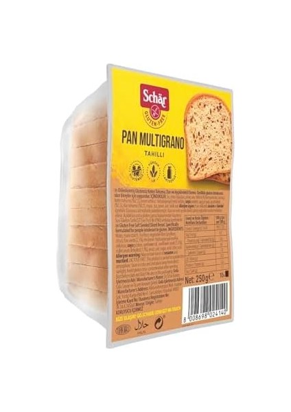 Schar Pan Multigrano Glutensiz Ketenli Ayçekirdekli Ekmek 250 gr modelleri