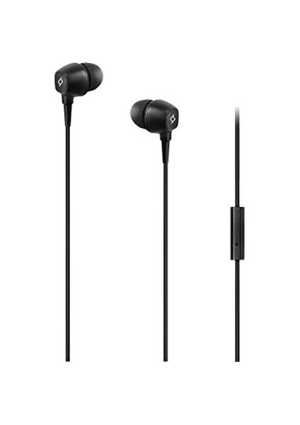 Pop Mikrofonlu Kulakiçi Kulaklık 3.5mm Siyah fiyatları