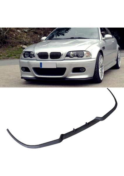 Bmw 3 Series E46 M M3 Uyumlu Universal 3 Parça Cupra Kupra Ön Ek Tampon Dili Lip Esnek Karlık
