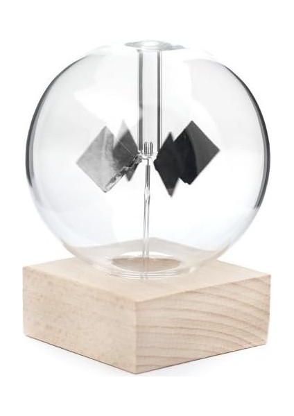 Deko, Ahşap, Cam, Şeffaf, 11,8 x 11.2 x 15,9 cm