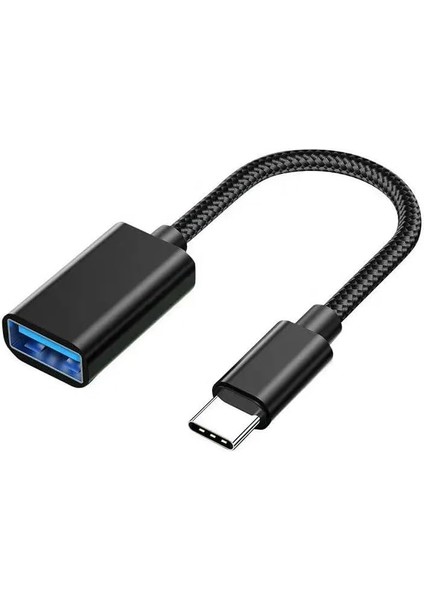 PX-515 Type-C To Usb3.0 Otg Çevirici 15CM (Erkek-Dişi) (Iphone 15/16 ve Type C Otg Tüm Cihazlar ile Uyumlu)