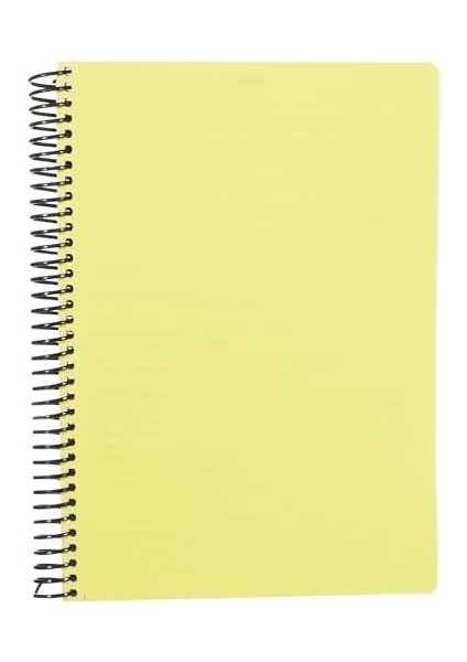 Serisi, A4, 7 Konulu (5, 2 Çizgili) 210 Yaprak Pp Kapaklı Spiralli Defter, Sarı modelleri