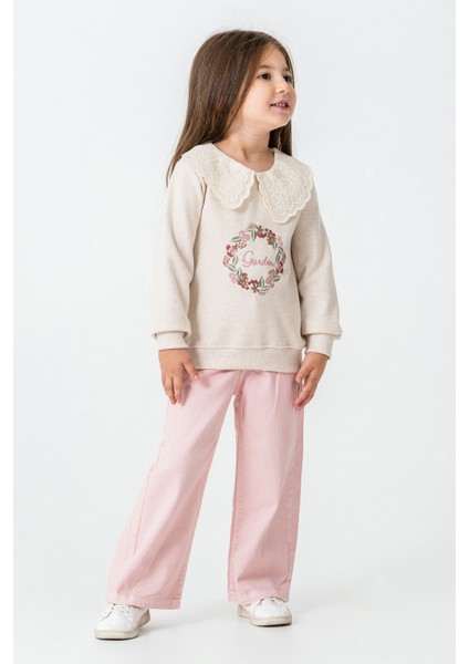 Garden Nakışlı Kız Çocuk 2\'li Takım - 26K 6335