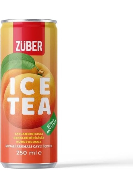 Züber Ice Tea Şeftali 250ML x 24 Adet