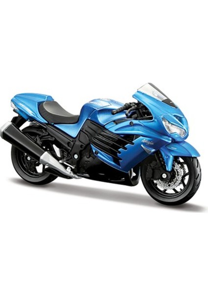 Kawasaki Ninja ZX-14R 1:18 Ölçek Model Motosiklet Hediyelik Mavi fiyatları