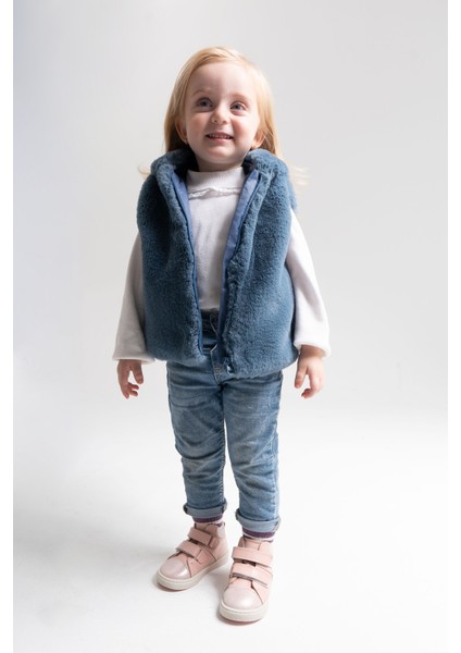 Kız Çocuk Pudra Hakiki Deri Anatomik Günlük Bot