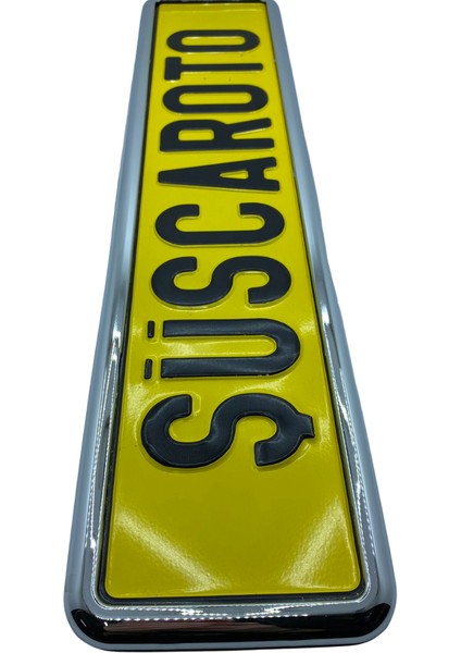 Krom Çerçeveli Esnek Araç Takmatik Plakalık Oto Plakalık Plaka Altı Altlığı Plaka Tutucu Yeni Nesil Plakalık 1 Adet modelleri