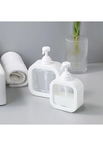 400 ml Dikdörtgen Banyo Mutfak Sıvı Sabunluk, Bulaşık Lavabo Deterjanlık, Tezgah Üstü (2) fiyatları
