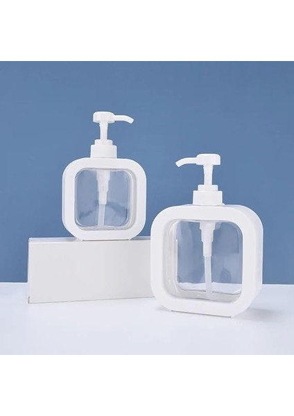 400 ml Dikdörtgen Banyo Mutfak Sıvı Sabunluk, Bulaşık Lavabo Deterjanlık, Tezgah Üstü (2) indirimleri