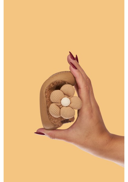 Lebom Kız Bebek ve Çocuk Taba Ortopedik Kaymaz Taban Günlük Babet Ayakkabı - Esnek ve Rahat Kalıp fiyatları