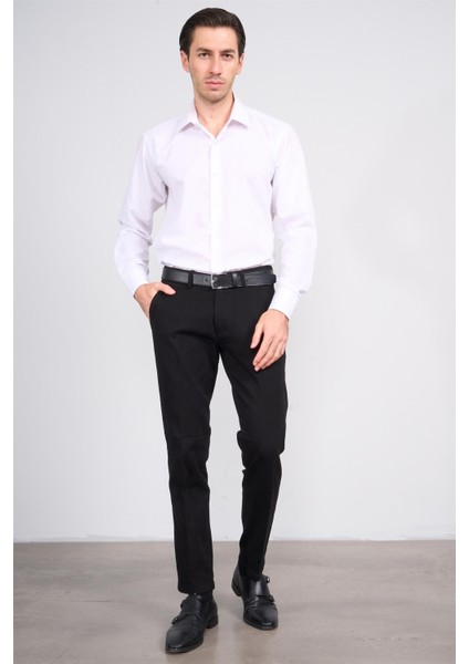 6417 Erkek Julıa Gabardin Regular Yan Cep Pantolon Siyah