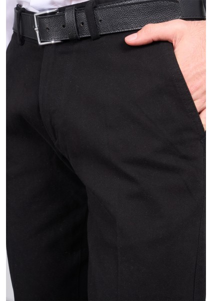 6417 Erkek Julıa Gabardin Regular Yan Cep Pantolon Siyah modelleri