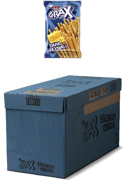 Eti Crax Peynirli Çubuk Kraker 80 G x 17 Adet fiyatları