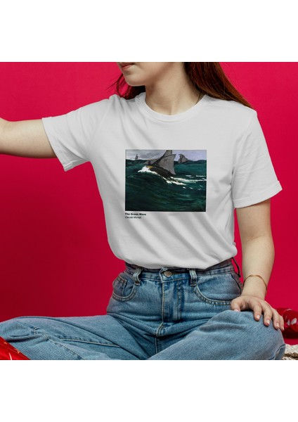 The Green Wave Tişört - Beyaz fiyatları