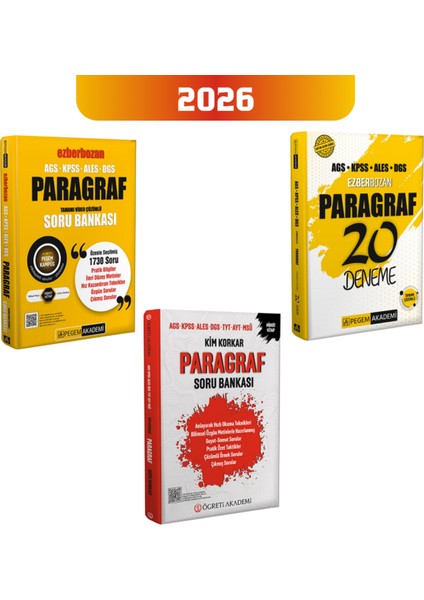 2026 Pegem Paragraf Seti