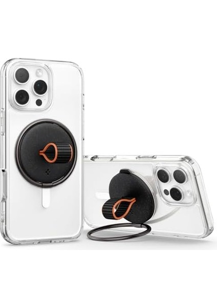 Magfit O-Mag Için Manyetik Telefon Tutucu Özellikli Ring Siyah OM104 - AMP08552 modelleri