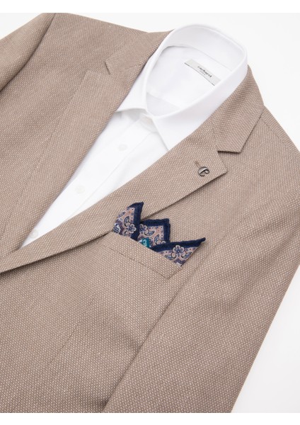 Erkek Lacivert %100 Yün Mendil 50317178-200