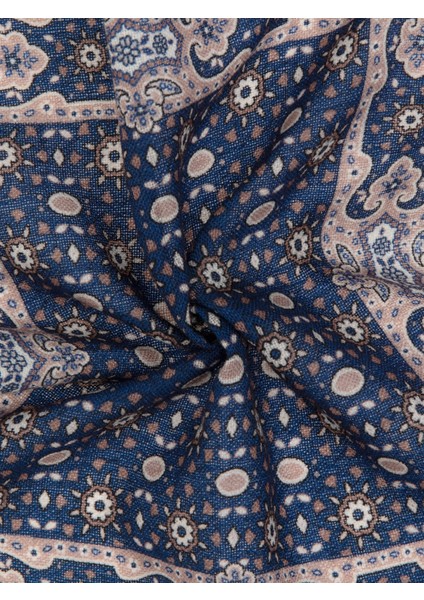 Erkek Lacivert %100 Yün Mendil 50317178-200 fırsatları