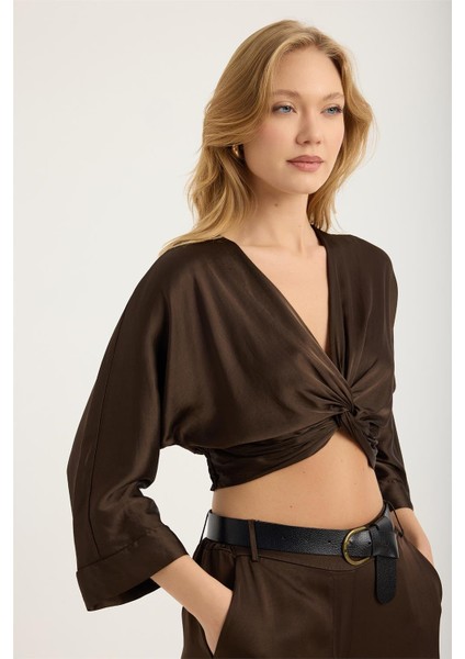 Kısa Burgulu Bluz modelleri