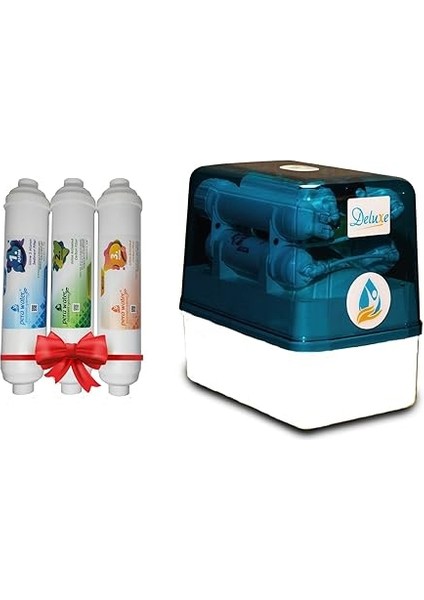 Water Treatment Systems Deluxe 7 Aşamalı Alkali + Mineral Filtreli Su Arıtma Cihazı