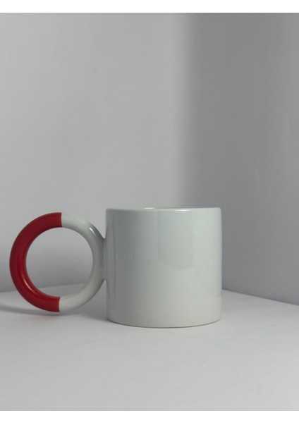 Daire Kulplu Kişiye Özel Tasarım Porselen Kupa | Yelkovan Studio fırsatları