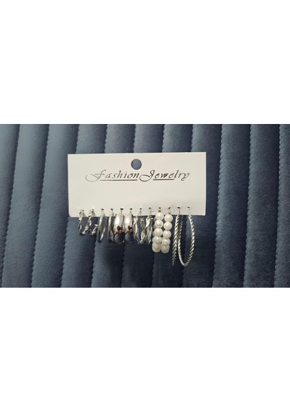 “gece ve Gündüz” 12’li (6 Çift) Küpe Seti – Zamansız Şıklığın Anahtarı