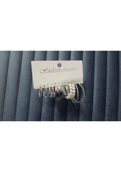 “gece ve Gündüz” 12’li (6 Çift) Küpe Seti – Zamansız Şıklığın Anahtarı modelleri