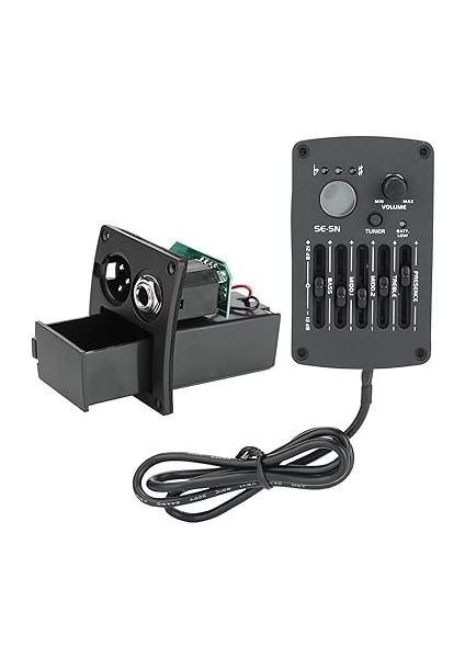 SE5N 5 Band Eq Ekolayzer Pickup Tuner Akustik Gitar, Müzik Enstrümanı Uyum Kiti, 5 Band Ekolayzır, Gitar Ekolayzır fiyatları